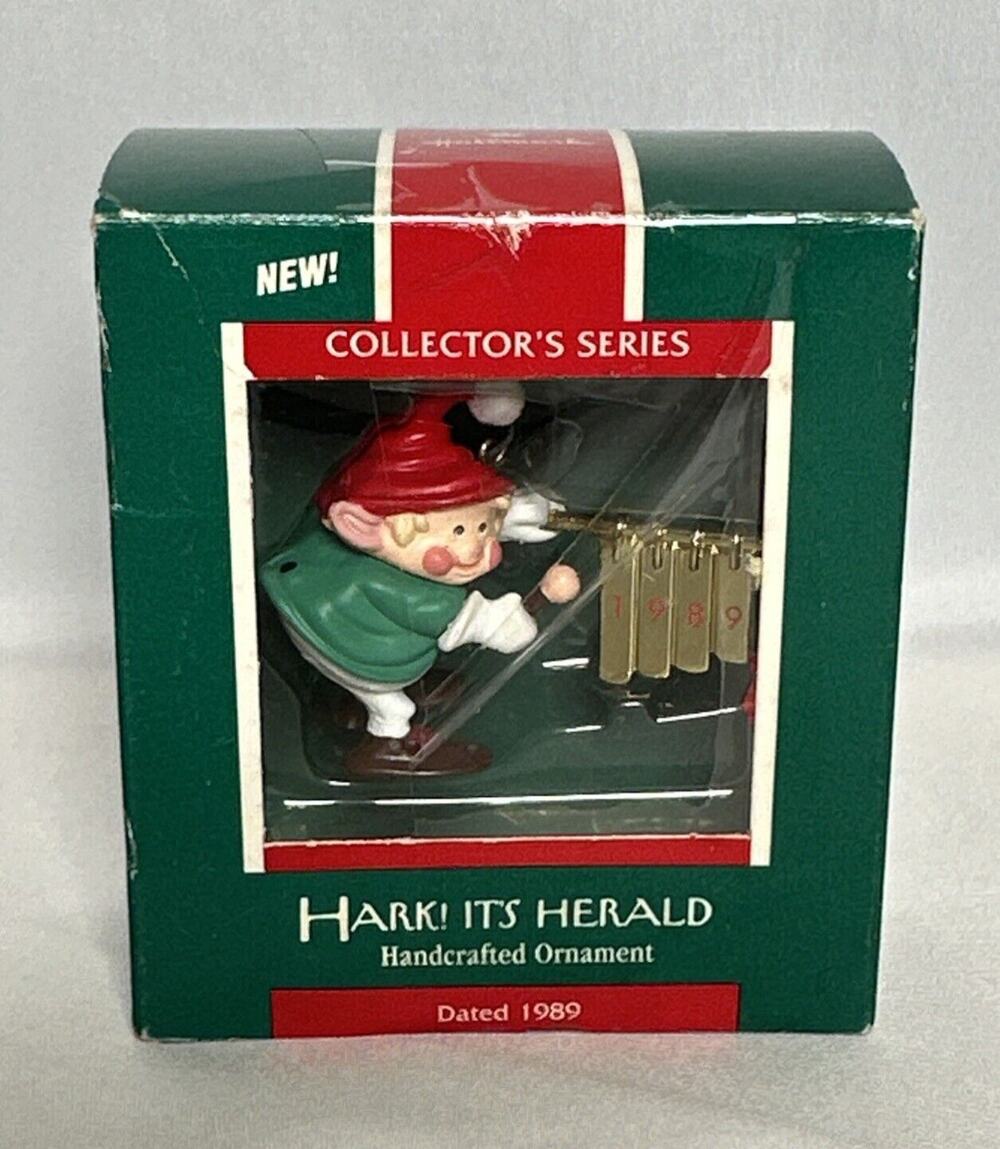 Hark! It’s Herald 1989 Hallmark Collector's Series Keepsake Ornament 1st